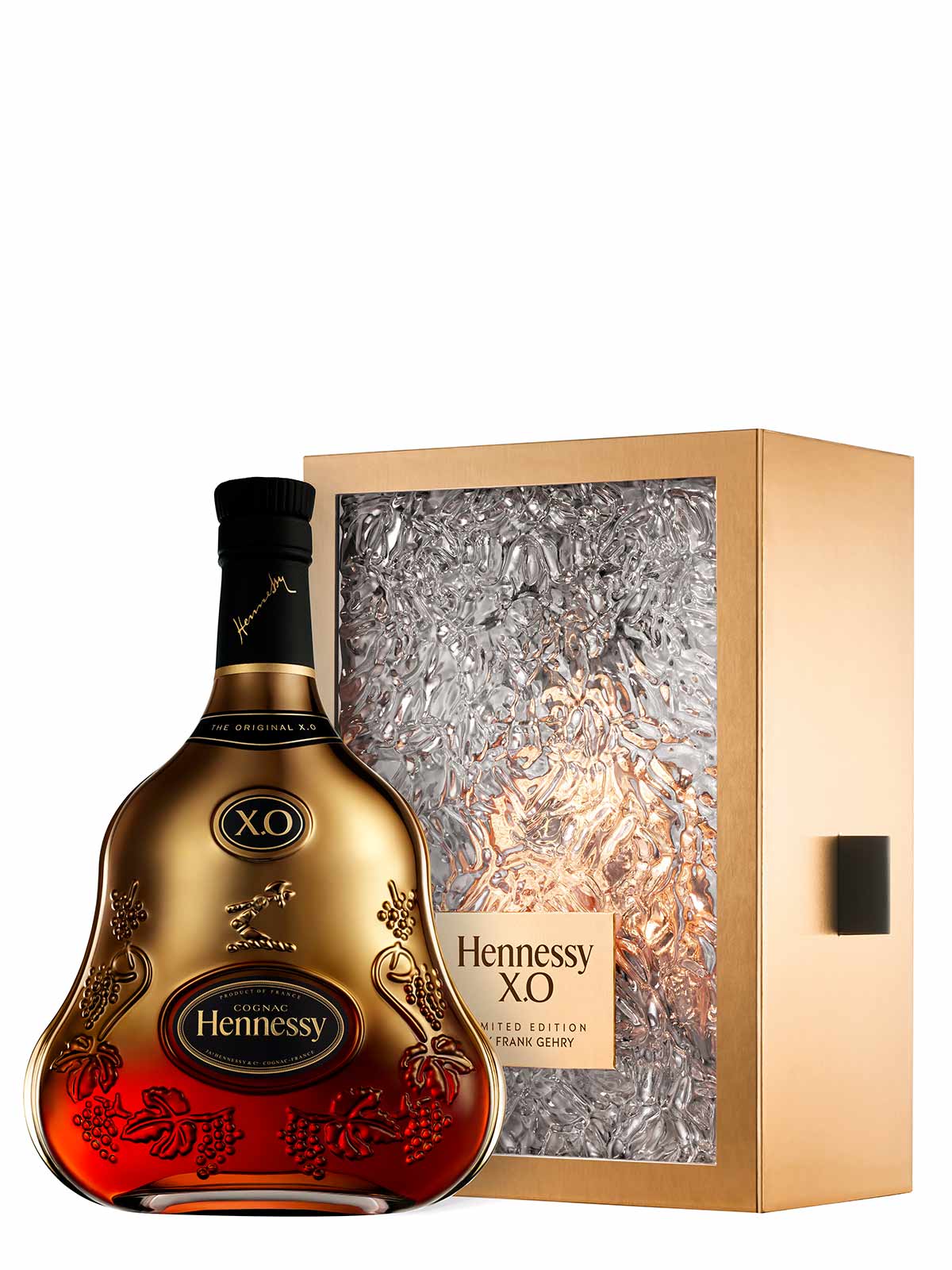 Hennessy XO limited edition BY FRANK GEHRY