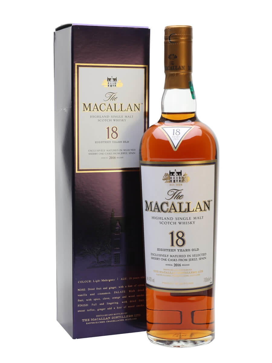 The Macallan 18 yrs 2016 release